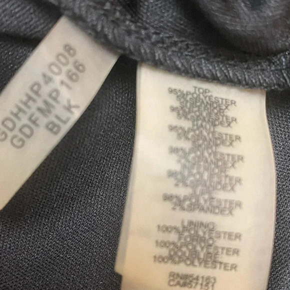 Guess Women’s Janey Mini Halter Top Lace Bottom Little Black Dress‎ Size 8 NWT - Picture 11 of 12